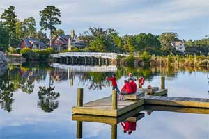 Deep in Carolina's Lowcountry, between Beaufort and Hilton Head, is the new, refreshingly different community of Oldfield.  Here, outstanding Greg Norman golf is only the beginning.  Enjoy charmed river adventures from the Outfitters Center, under the guidance of the community's River Pro. Southern architecture and hospitality also distinguish this special community. Homesites from the upper $150,000's.