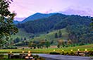 Sunset Falls at Bald Creek - Bald Creek, North Carolina