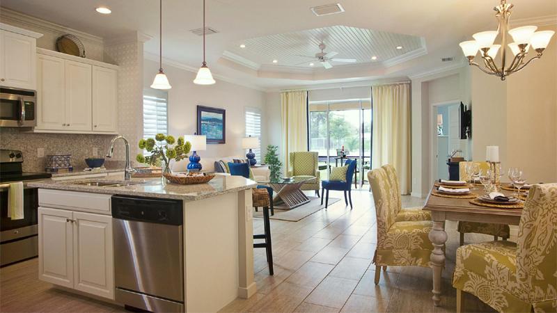 The Daniela plan has several windows to allow natural sunlight in the entire home and the natural flow in the layout connects each living space together.