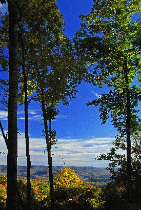 Beautiful mountain view from homesite
