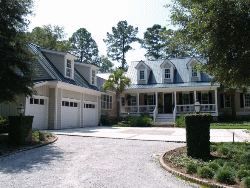 Immaculately landscaped entrance