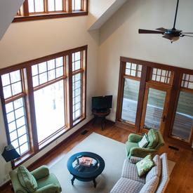 View from second level