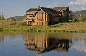 View of back of home