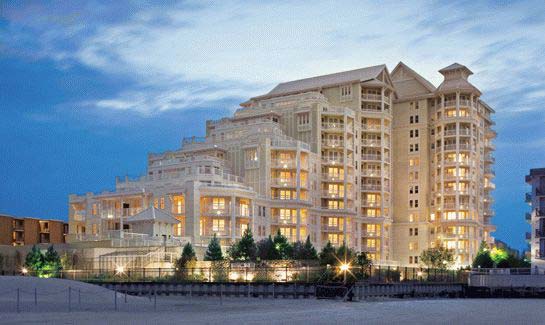 The Grand at Diamond Beach - Diamond Beach, New Jersey - Here is a rare opportunity to acquire deluxe residential real estate fronting a privately owned beach on the Jersey Shore.. The Grand at Diamond Beach combines the convenience of condominium ownership with private resort-like amenities designed to evoke the timeless pleasures of traditional beach cottage living. One- to three-bedroom models are priced from about $1,000,000 to $4,000,000 or more.