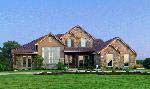 View of a custom home within Vintage Oaks at the Vineyard