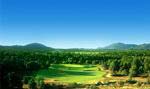 Talking Rock's signature hole— the 15th fairway features Jay Morrish's trademark drivable par four.