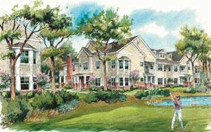 Middleborough Condominiums at Shadowmoss Plantation - Charleston, South Carolina - Middleborough Condominiums at Shadowmoss Plantation is a gated community in the Garden District of Charleston, South Carolina. The 1,769-1,988 sq. ft. two and three-bedroom residences with garages range from $284,900 to $392,400.  They overlook the Shadowmoss Plantation Golf Course or heavily landscaped vistas and share their own private Clubhouse.