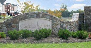 Carroll's Creek - Gambrills, Maryland - Join one of Maryland's most exciting new 55 or better active adult communities, offering a superb selection of new elevator-served condos surrounding a community pool and clubhouse in the Gambrills/Crofton area of Anne Arundel County. Designed for low maintenance and easy living, these charming condos feature generous rooms, walk in closets and private balconies. A Centex community, Carroll�s Creek offers spacious two- and three-bedroom residences with attached garages; priced from $219,990 to $299,990.