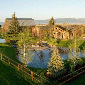Huntsman Springs - Driggs, Idaho - Just 45 minutes west of Jackson Hole, this gorgeous new planned community brings world-class golf, family-friendly recreational amenities and an attractive range of new housing options to the Idaho town <I>Men�s Journal</I> has dubbed America�s best all-around place to live. Huntsman Springs offers spacious Park Homes, quality Mountain View Lodges, custom homesites and a magnificent links-style golf course, surrounded by some of the most glorious mountain scenery in the American West. Lots priced from $310,000 to $400,000, Mountain View Lodges and Park Homes from $800,000 to $2 million.