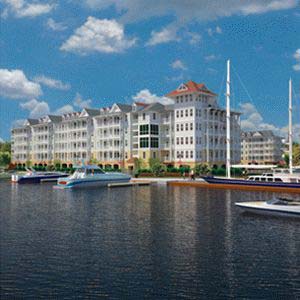 Fleete's Harbor at Windmill Point - White Stone, Virginia - Take a look at this superb opportunity to live where your boat does in a luxurious waterfront condominium adjacent to an all-new 150-slip marina and private clubhouse. Fleete's Harbor at Windmill Point offers a total of 200 two- to four-bedroom condominiums at a coveted Lancaster County location on the Virginia side of Chesapeake Bay, close to prime cruising and fishing grounds and just 90 minutes from Richmond. Prices begin in the $400,000 range.