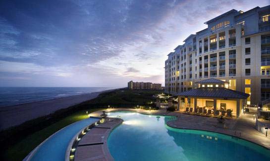 Grande Villas at Indian Beach - Indian Beach, North Carolina - Enjoy the convenience and security of condominium living at a prime oceanfront location in North Carolina�s popular Crystal Coast region. This new 86-unit luxury condominium development features high-quality construction and sophisticated interior fittings, with direct beach access and a full complement of resort-like services and amenities available on-site. Priced from $622,000 to $1.8 million. Move in 2008.