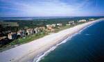 Coastline of Amelia Island Plantation's 3.5 miles of wide, uncrowded beach.