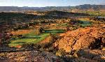 Nicklaus Signature golf holes #8 and #9 at Red Ledges