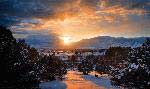 Unparalleled Winter Sunsets at Red Ledges