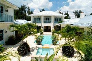 Palm Island Plantation - Vero Beach, Florida - Nestled between the Atlantic Ocean and the Intracoastal Waterway, on Vero Beach's barrier island, this private gated community is inspired by the rich architecture of the British West Indies. With direct ocean and river access, residents can spend their days cruising the Intracoastal waters or socializing at the private beach club. Select from a variety of real estate offerings, including custom estate homes, carriage homes, condominiums or townhomes; priced from $975,000 to over $3 million.