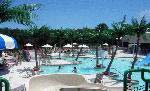 Swimming pool with water slides and lazy river at Bay Forest at Bethany Beach