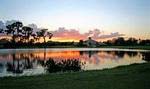 Sunset view of the River Wilderness Country Club and golf course- named among the top 50 golf courses in Florida