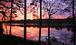 Stunning sunsets over Lake Trace at Carolina Trace