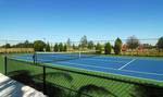 Two private tennis courts are located in Central Park's community park.