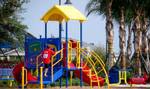 The Kid’s Adventure Park at Central Park at Lakewood Ranch features playground equipment for children of all ages.