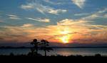 Sunset view of the river from the Two Rivers Country Club.