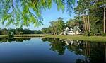 A single-family home overlooking quiet lagoons.