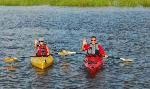 Residents explore Dataw’s waterways by kayak.