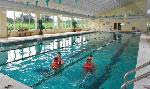 Aquatic facilities include an indoor heated pool located at the Community Center, an outdoor junior Olympic pool and a children’s pool.
