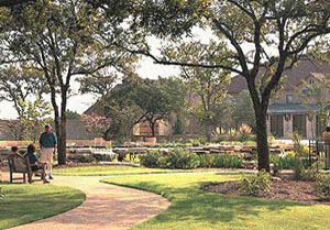 Sun City Texas - Georgetown, Texas - Graced with breathtaking sunsets and endless vistas, Del Webb's Sun City Texas offers adults, 55 and over, endless recreational and social opportunities. Enjoy two championship golf courses with a third on the way, a world-class fitness center with tennis and swimming, plus miles of walking trails and an activity center that offers art studios, a woodshop, a computer lab, and meeting rooms for clubs and classes. The community�s small town charm is just minutes from the culture and excitement of Austin. Homes from mid $140,000's to the high $200,000's.