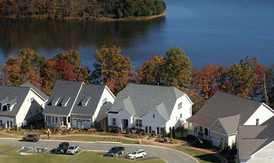 Shenandoah - Lake Frederick, Virginia - Brand-new gated active adult community with spectacular views of the Blue Ridge and Allegheny Mountain ranges surrounds 120-acre Lake Frederick.  Amenities include boating, fishing, nature trails, and a large clubhouse with restaurants, lounges, ballroom, state-of-the-art fitness center, tennis courts, and swimming pools. Homes priced from the mid $300,000's.