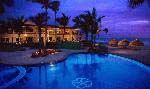 Sunset on the pool at Estrella Del Mar