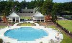 Resort-style pool and pool house at Legacy Lakes