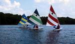 Sailing on Eastman Lake