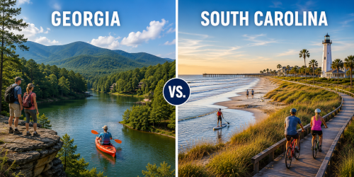 Georgia vs South Carolina Outdoor Recreation