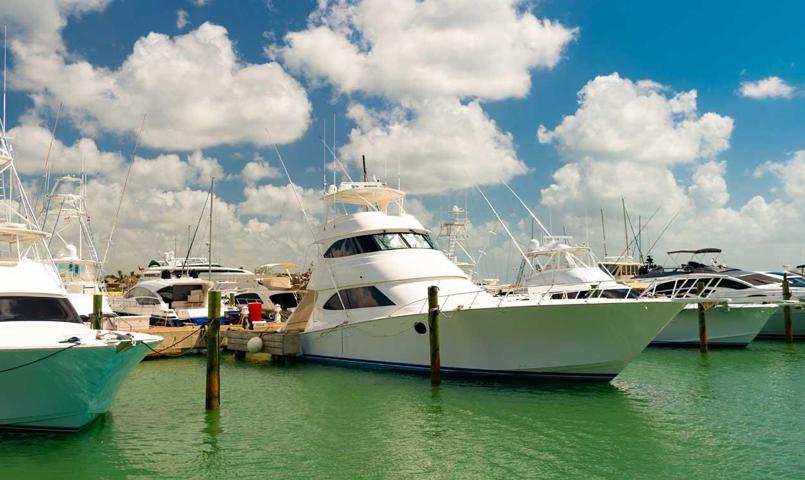 Gulf Harbour FL retirement community with marina