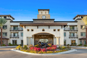 The Park at Modesto luxury retirement community caters to active seniors (55+) seeking a maintenance-free lifestyle.
