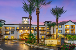 The Park at Surprise is a luxury independent living community 45 minutes northwest of Phoenix offering an active, maintenance-free lifestyle designed to accommodate seniors 55 years of age or older.