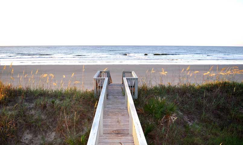 Fripp Island community in SC