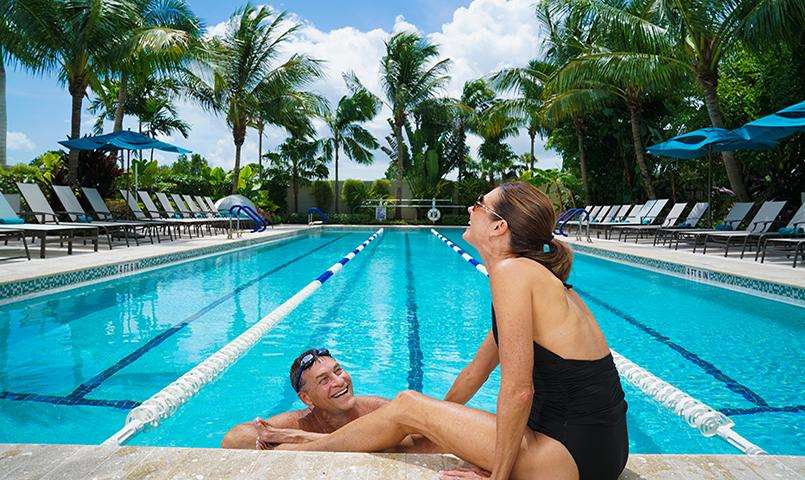 Resort-Style swimming pool community amenity 