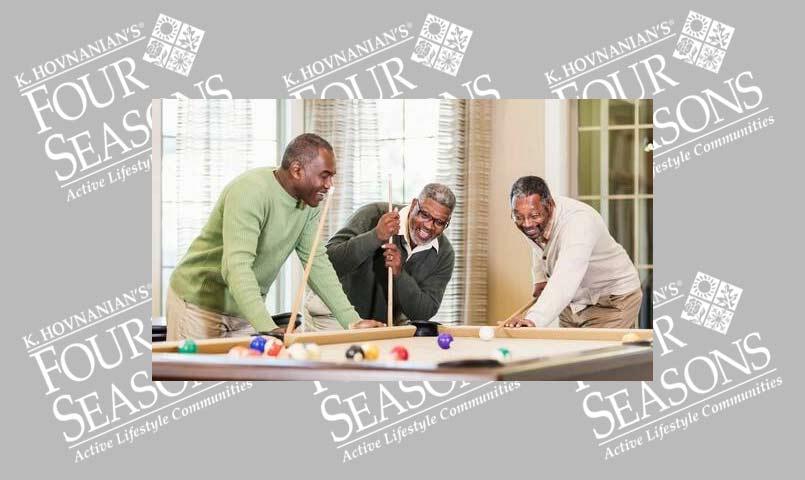 Retirement community social activities and amenities